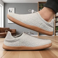 Wide Barefoot Shoes for Mens Breathable Knitted Mesh Walking Sneakers Outdoor Running Zero Drop Casual Sneaker Minimalist Shoes - Image 2