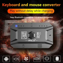 M1pro Plug-Paly Gamepad Converter Kit Bluetooth 5.0 Mobile Controller Plug and Paly Gaming Keyboard Mouse Adapter