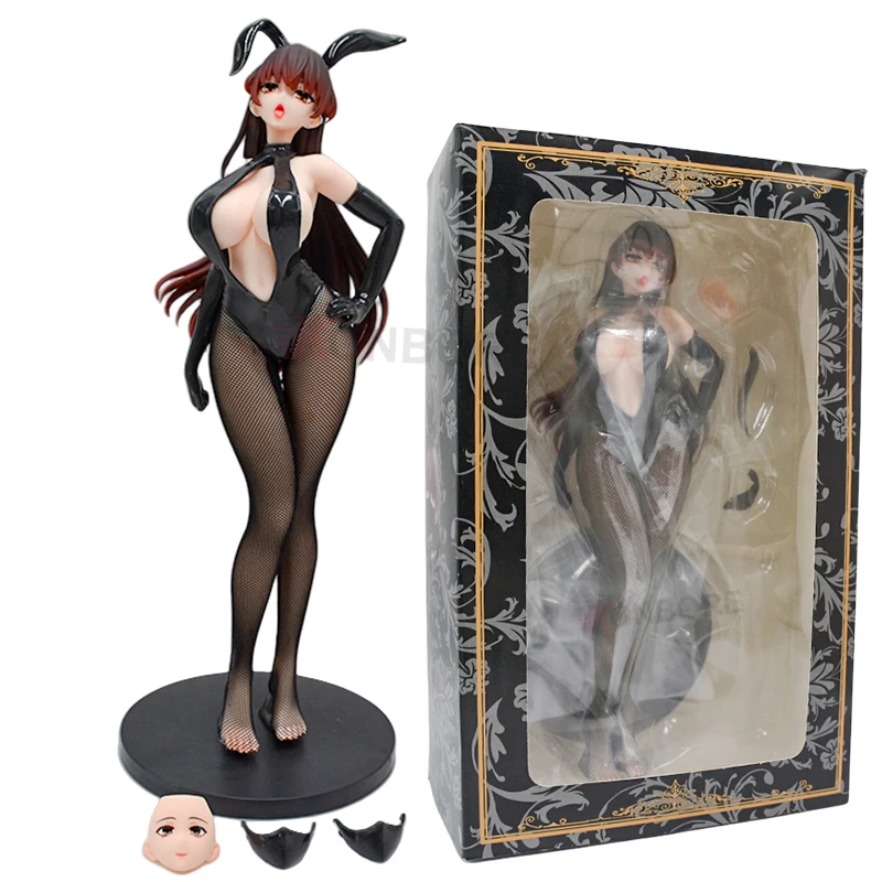 32cm Mishiranu Joshikousei ni Kankin Sareta Mangaka no Hanashi Sexy Anime Figure Konata Bunny Girl Action Figure Model Doll Toys