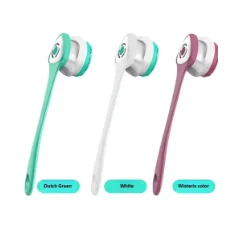 Waterproof Electric Massage Shower Brush Multifunctional Long Handle Back Scrubber Facial Cleansing Device For Bathroom Use image 5