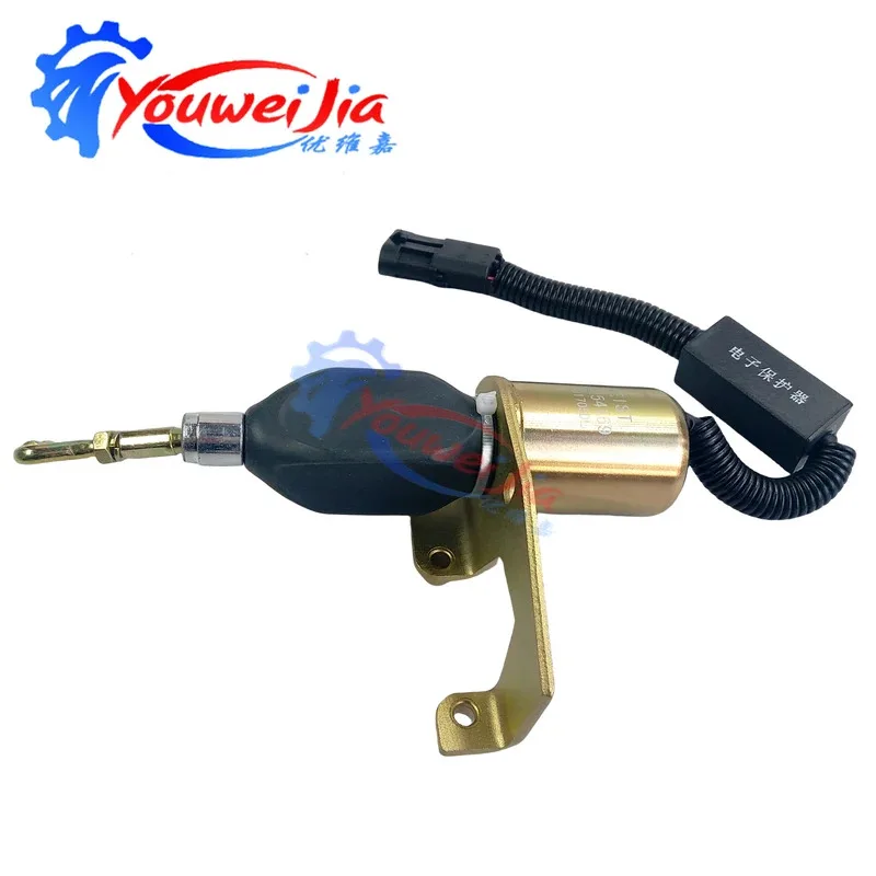 

Oil Cutoff Solenoid 5254169 Compatible with 6BT5.9 Engine"