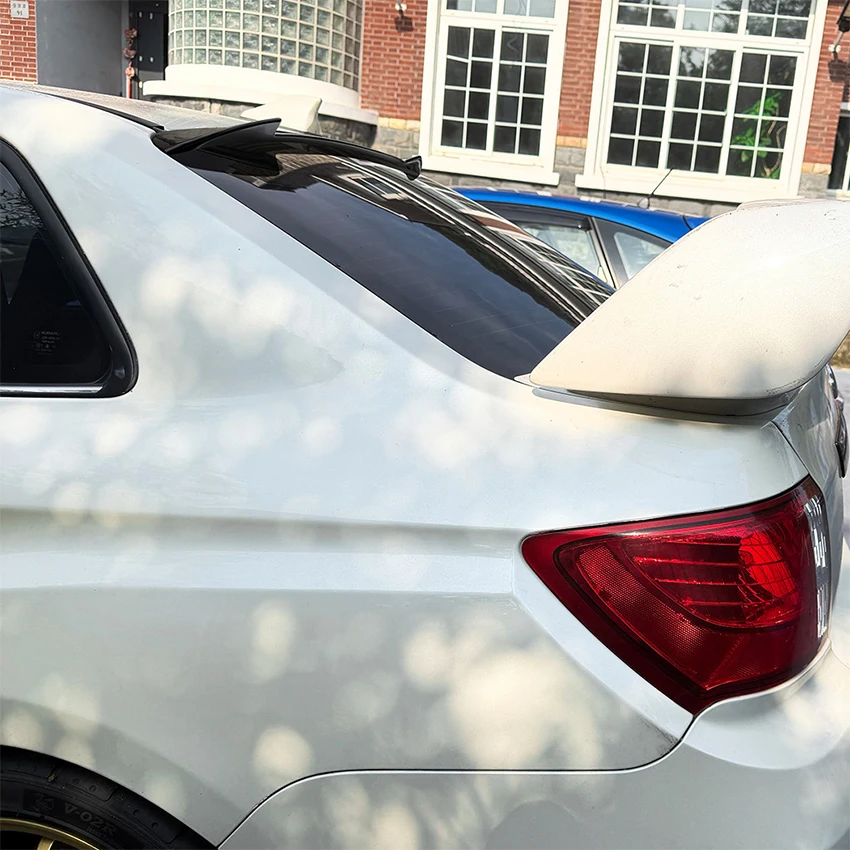 For 2008 2009 2010 2011 2012 2013 2014 Subaru Impreza WRX STI Roof Spoiler Spoiler Wings Black Carbon Car Accessories Part - view 4