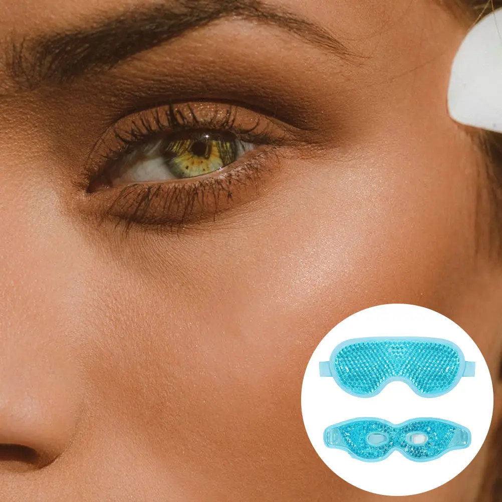 

2Pcs Reusable Cooling Eye Masks Ice Packs Eye Pads for Dry Itchy Eyes Dark Circles Puffiness Summer Fatigue Relief