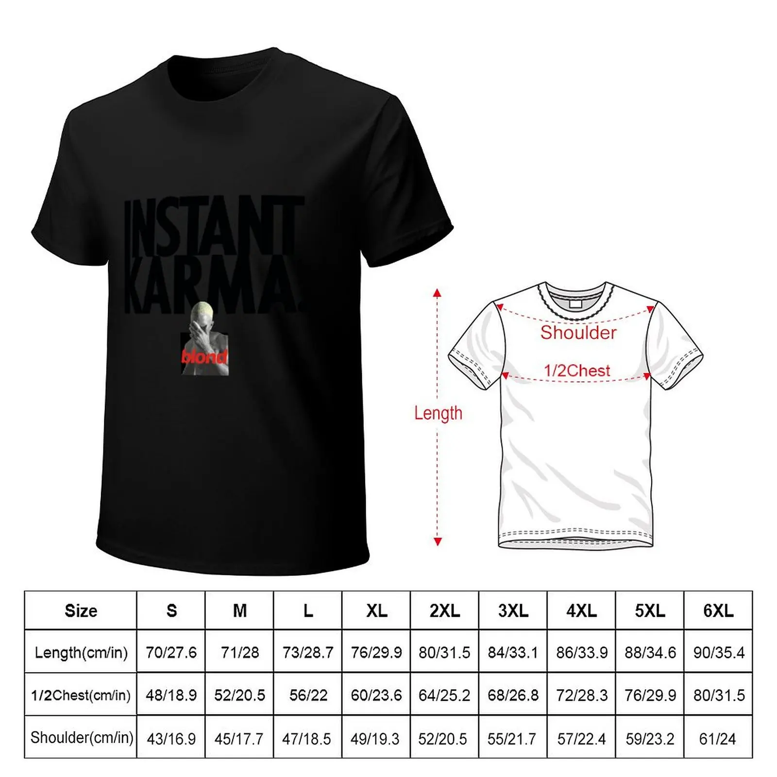 Instant Karma T-Shirt anime t shirts for man T-Shirt