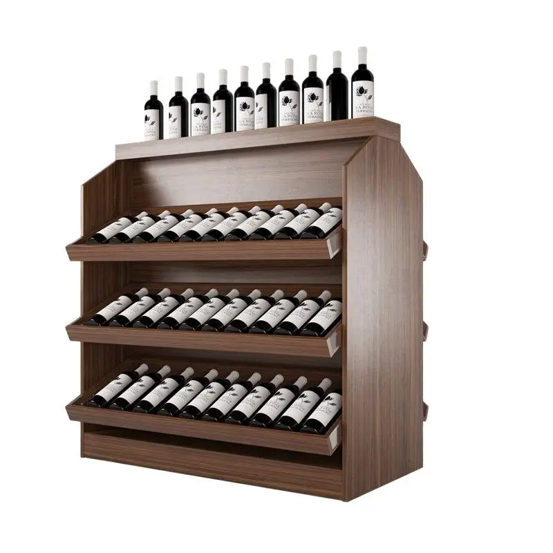 

Светильник роскошный высококачественный деревянный винный шкаф на полке islandBAR