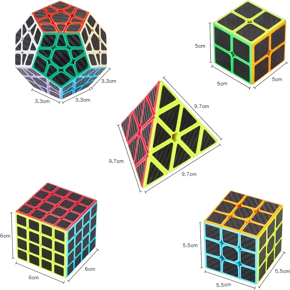 Qiyi Speed Cube Jelly Color 2 x2x2/3 x3x3/4 x4x4/5 x5x5/Pyramid Speed Magic Cube puzzle cubo magico professionale giocattoli educativi