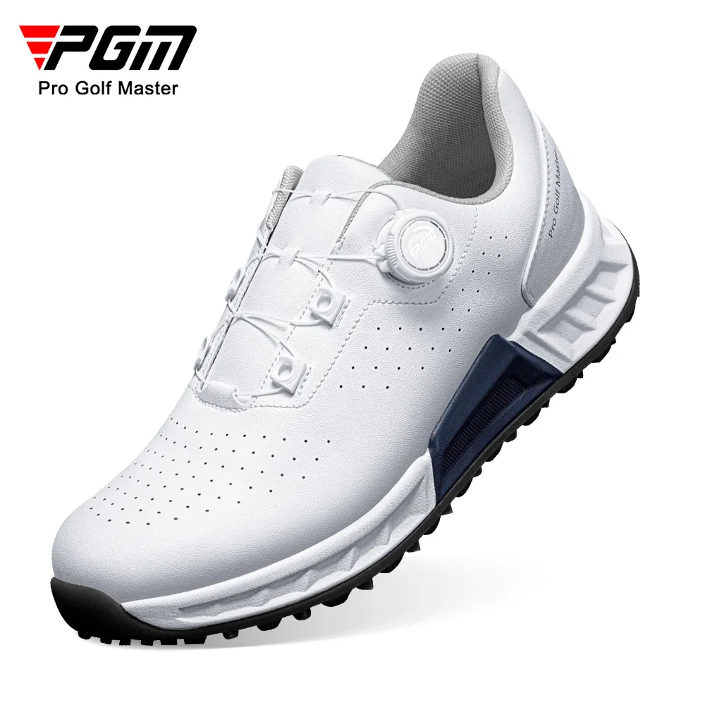 PGM Mens Golf Shoes Breathable Summer Sports Shoes with Knob Lacing System