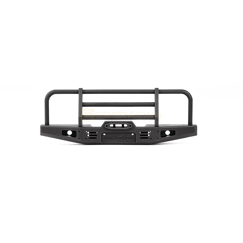 TRX4M Simulation Black Front Bumper Frame Modification Car Shell Accessories for 1/18 RC Crawler TRX4-M Chevrolet K10 Parts Toys