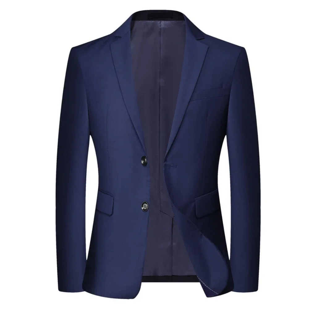 Hommes Blazers formels costume vestes mariage de haute qualité élégant Slim Fit bureau prêt tissu ex