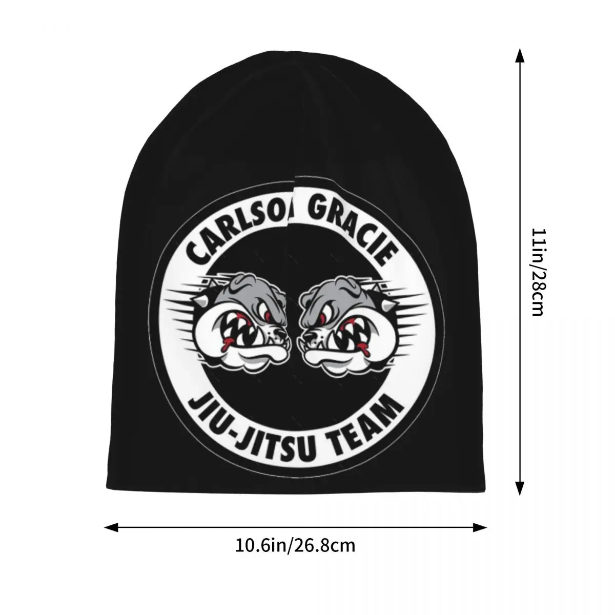 كارلسون جرايسي جيو جيتسو فريق للجنسين الكبار بيني قبعات محبوك بونيه قبعة دافئة الهيب هوب الخريف الشتاء في الهواء الطلق Skullies القبعات