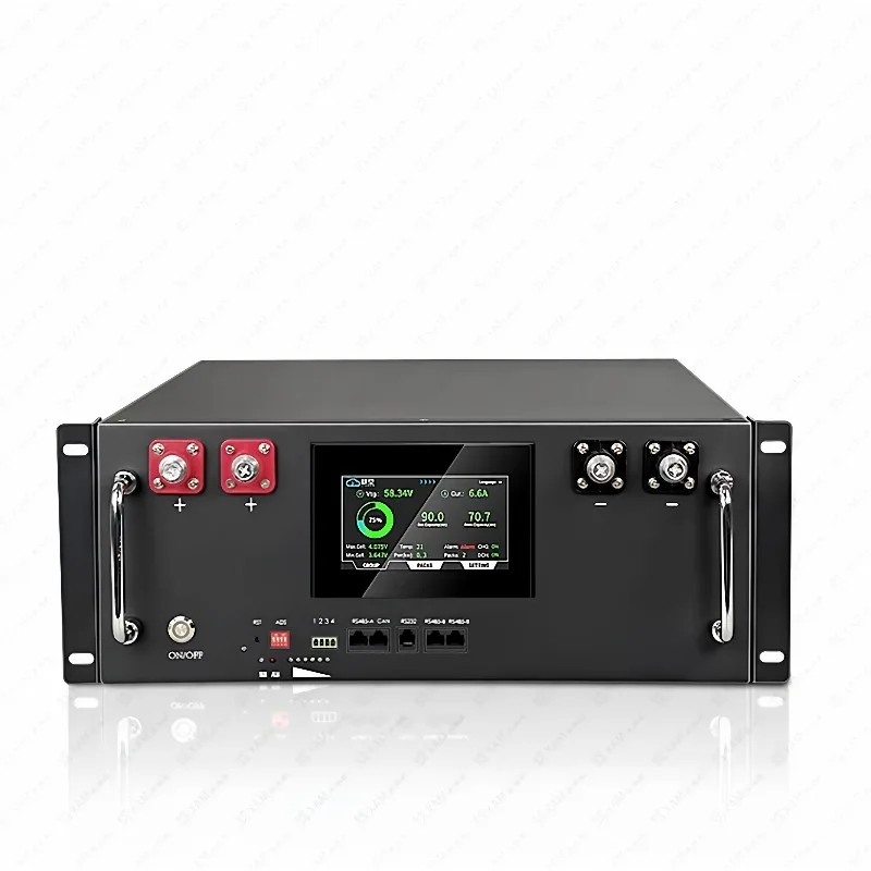 51.2V 100AH LiFePO4 rack mounted lithium iron phosphate battery photovoltaic base station energy storage chassis shell