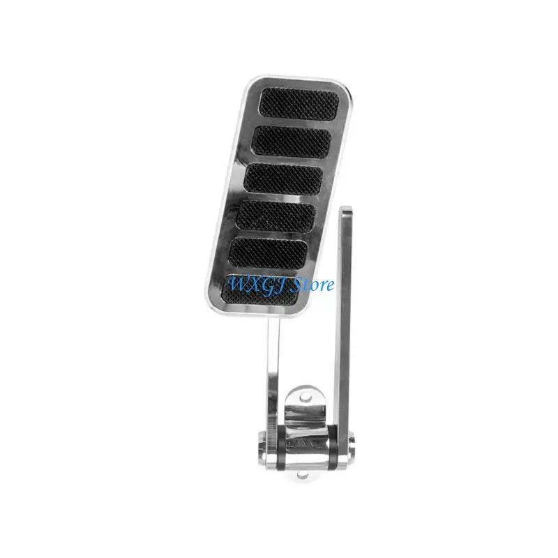 37JE Tall Coruscation Electroplated Car Driver Footrest Global Adjustment Easy Installation