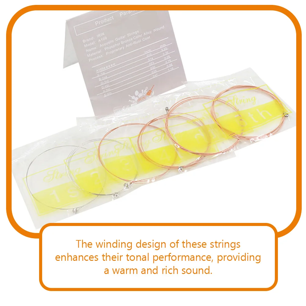 أوتار الجيتار أوتار جيتار واحدة سلسلة ملحقات الجيتار لأوتار الجيتار الشعبية الصوتية