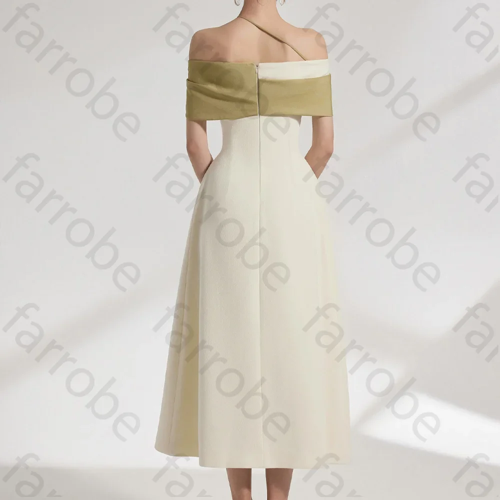 فستان ميدي مكشوف الكتفين مخصص على شكل حرف a فساتين سهرة رسمية حديثة رائعة عالية الجودة للحفلات الراقصة للنساء #6