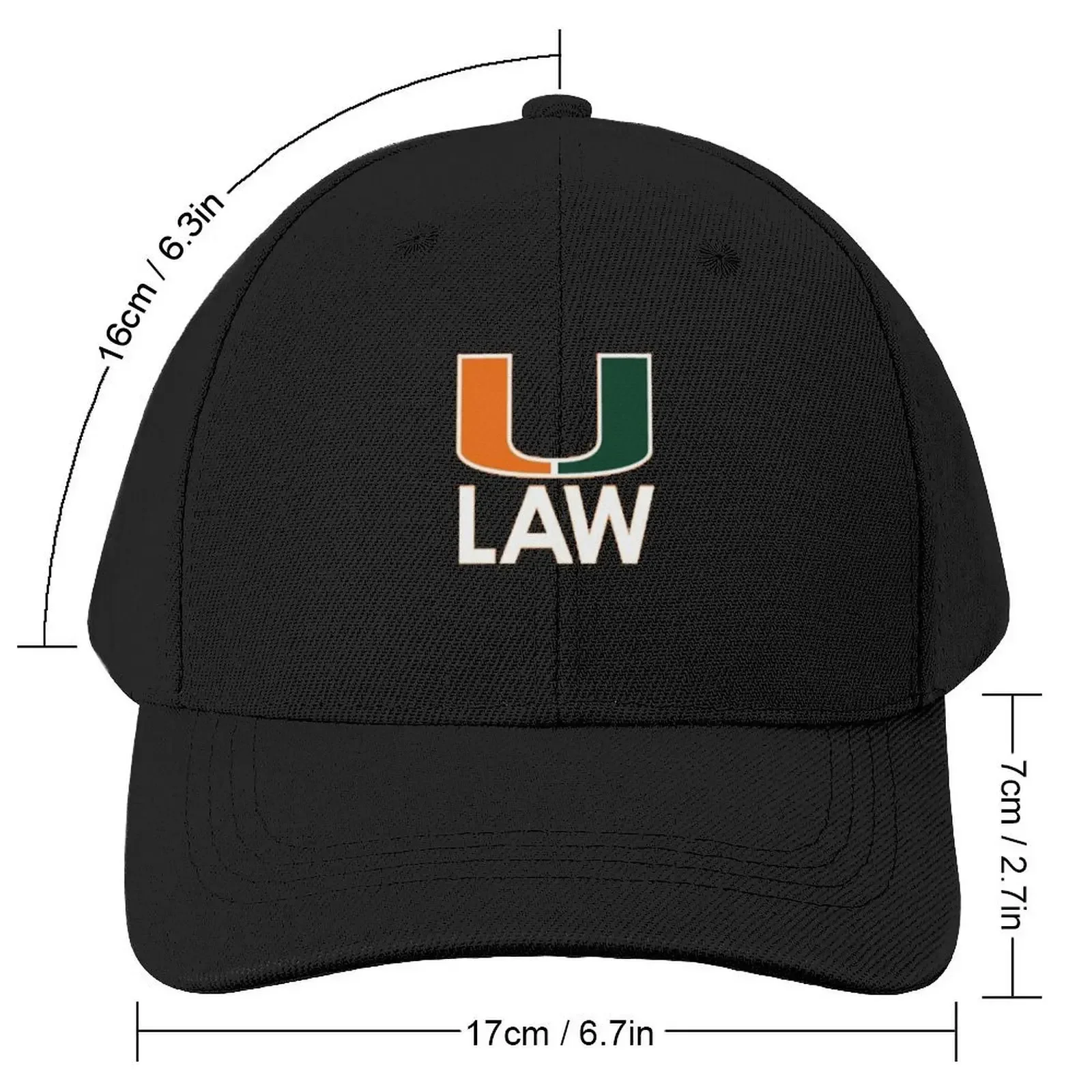 University Of Miami Law - miami, university of miami, canes, go canes, umiami, Baseball Cap Visor Fashion Beach Boy Women's