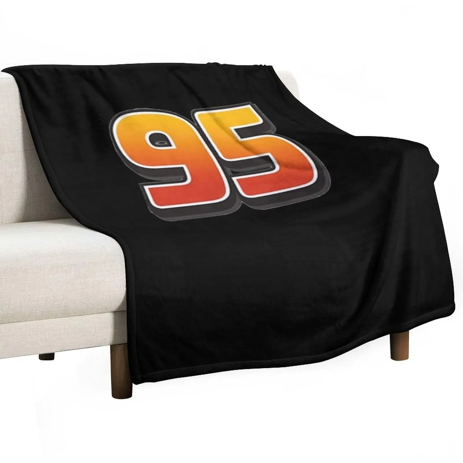 Lightning McQueen Cars 95 Classic Throw Blanket Thermals For Travel Bed Fashionable Blankets