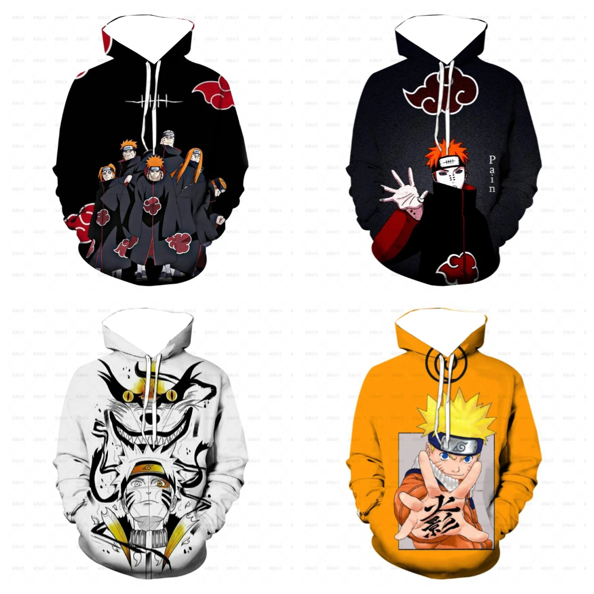 2025 Otoño e Invierno Venta caliente nueva animación fuego Forbearance patrón de impresión 3D suéter con capucha al aire libre Casual Sudadera con capucha