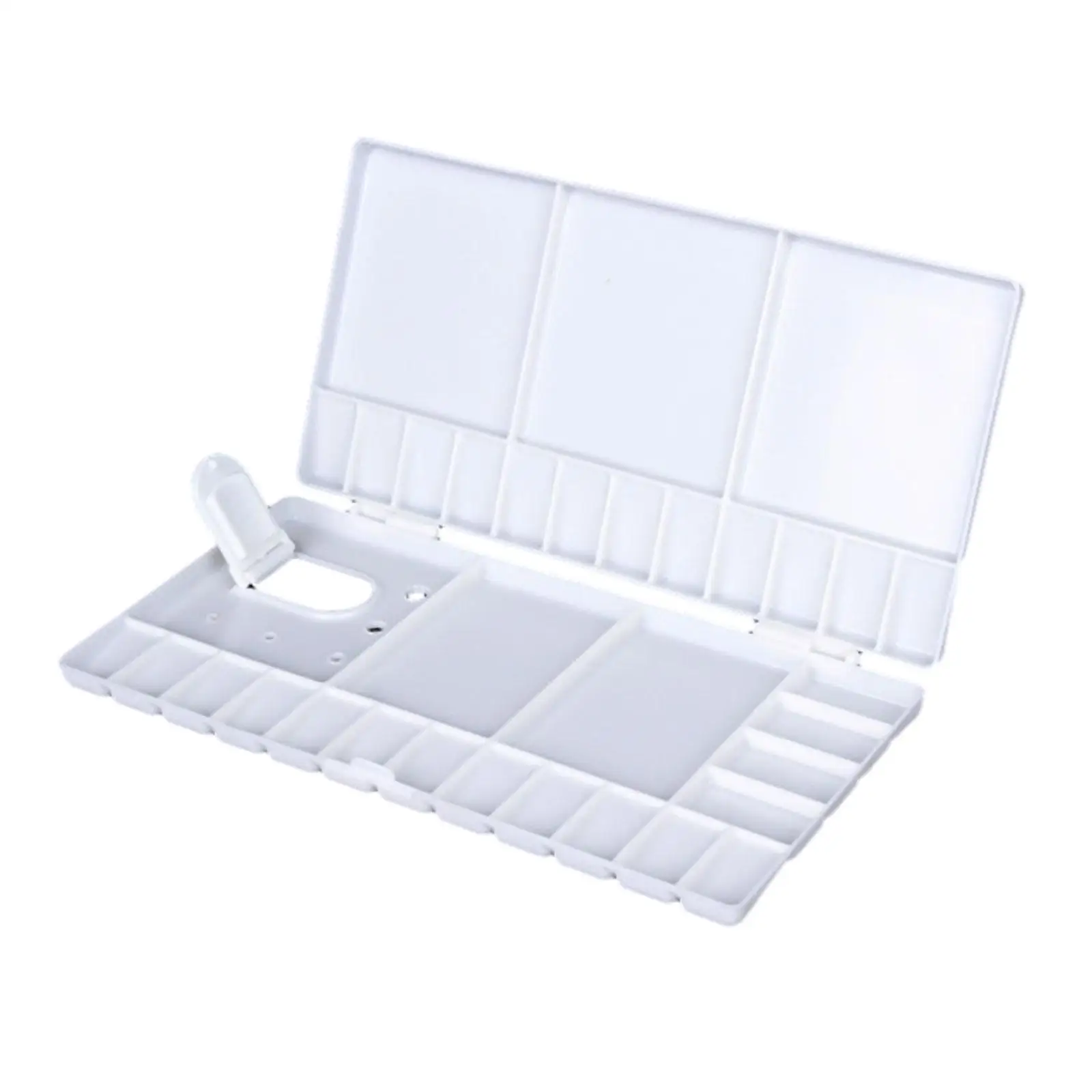 Empty Watercolor Palette with Cover Portable Large Capacity Paint Palette Gouache Mixing Palette for Acrylic Oil Paints Adults