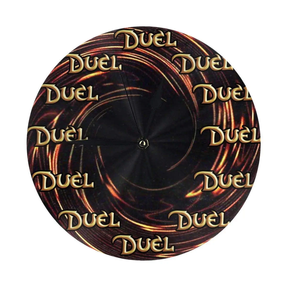Time To Duel Wall Clock Modern 3D for Home Office Hotel Restaurant School Decoration