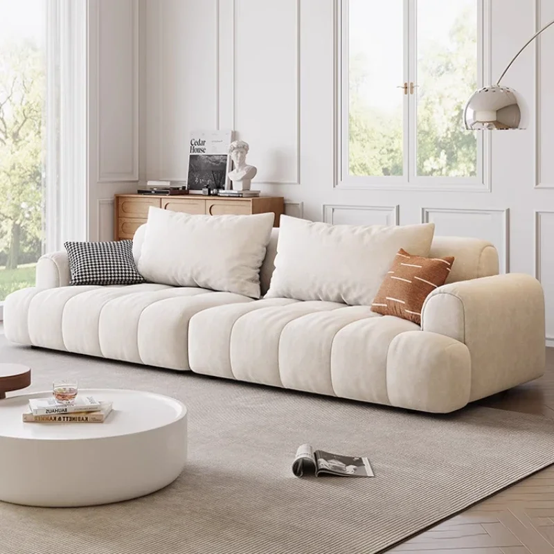 

Individual Small Living Room Sofas Nordic Cloud Modern Luxury Sofas Minimalist Lounge White Relaxing Wood Divano Home Furniture