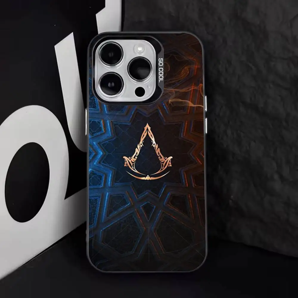 حافظة هاتف A-AssassinES Game C-Creed لهاتف iPhone 17,16,15,14,13,12,11,Pro,Max,Plus,E,Air,Mini Black Tpu