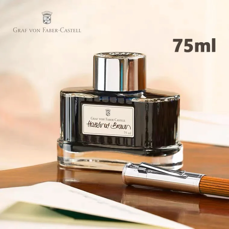 

Faber Castell 75ml Fountain Pen Ink 20 Colors Cartridge Refill Glass Bottled Ink For JINHAO HONGDIAN Office School Ink Supplies