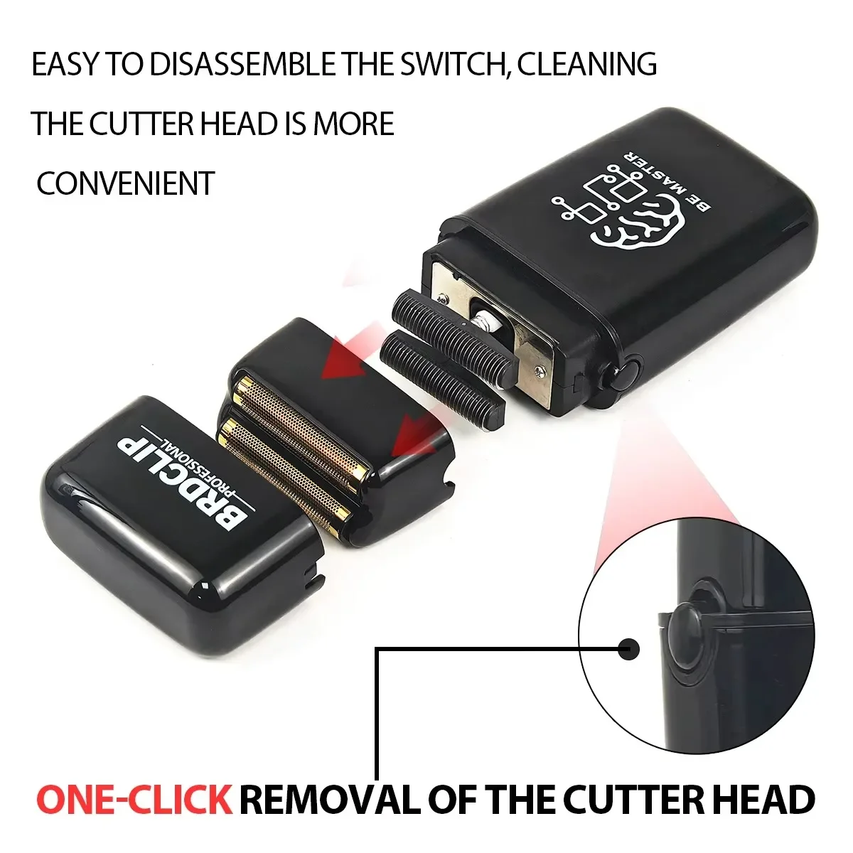 المهنية BRDCLIP FA1981 999 FK701 609 الشعر المتقلب 7500 دورة في الدقيقة 9000 دورة في الدقيقة DLC كامل المعادن 0 شفرة القطع مجموعة الحلاق ماكينة حلاقة الرجال