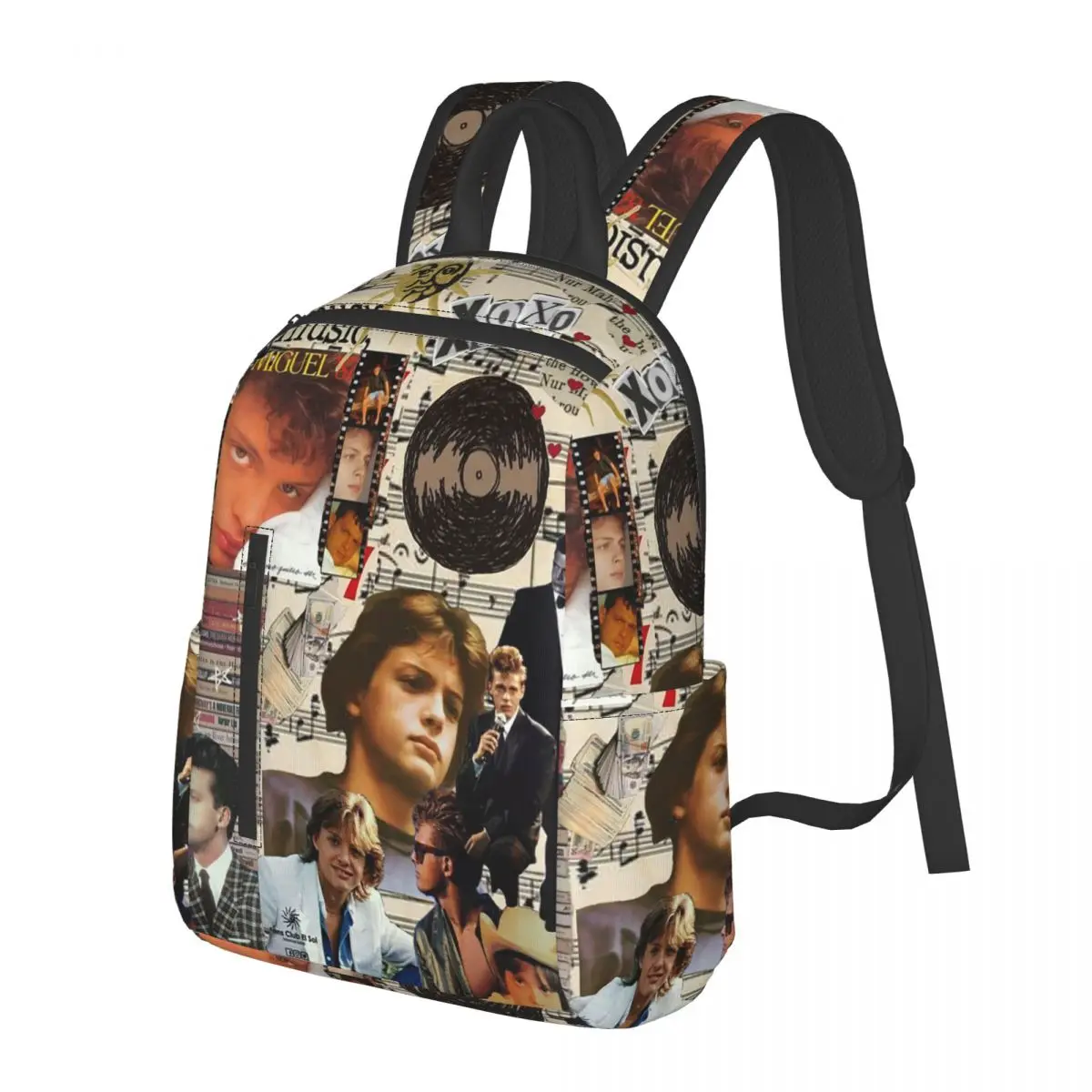 

Luis Miguel Singer Student Backpack School Bag Hiking Travel Daypack for Men Women Fashion Bookbag Shoulder Bags