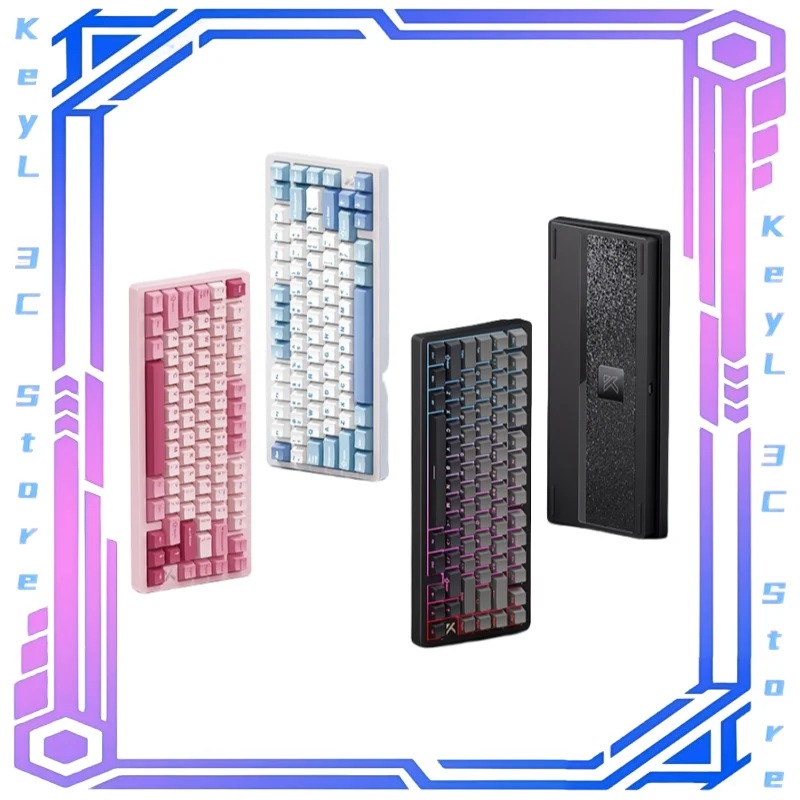 Kx75 Mechanical Keyboard Customized Product Wireless Bluetooth Esports Excellent Feel Serviceable Exquisite Packag Birthday Gift