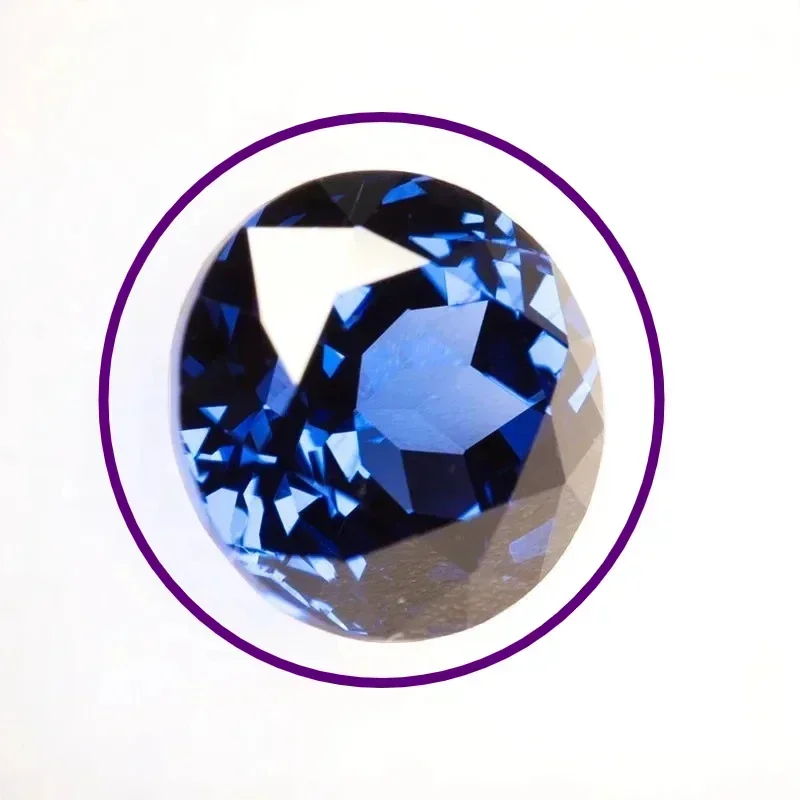

TopS-F-Lab Grown Sapphire Royal Blue Color Round Cut AAA+Clarity for Jewelry Setting&Custom Design Selectable Certificate