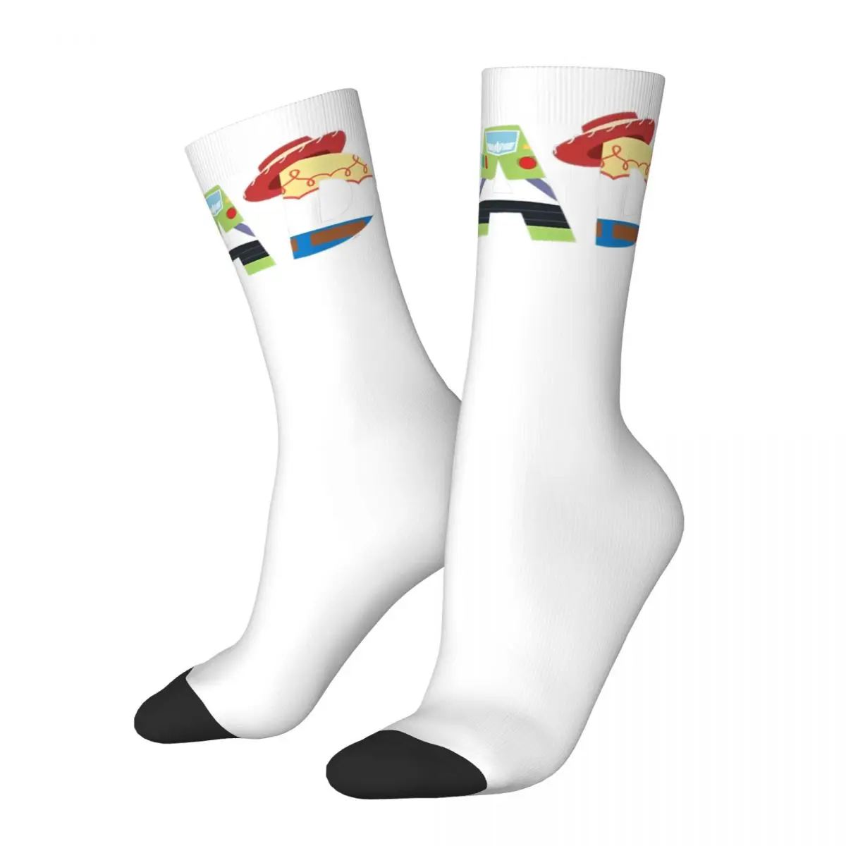 Pixars toy story pai dia dos pais meias de aniversário meias masculinas meias engraçadas primavera ciclismo anti skid meias personalizadas presente