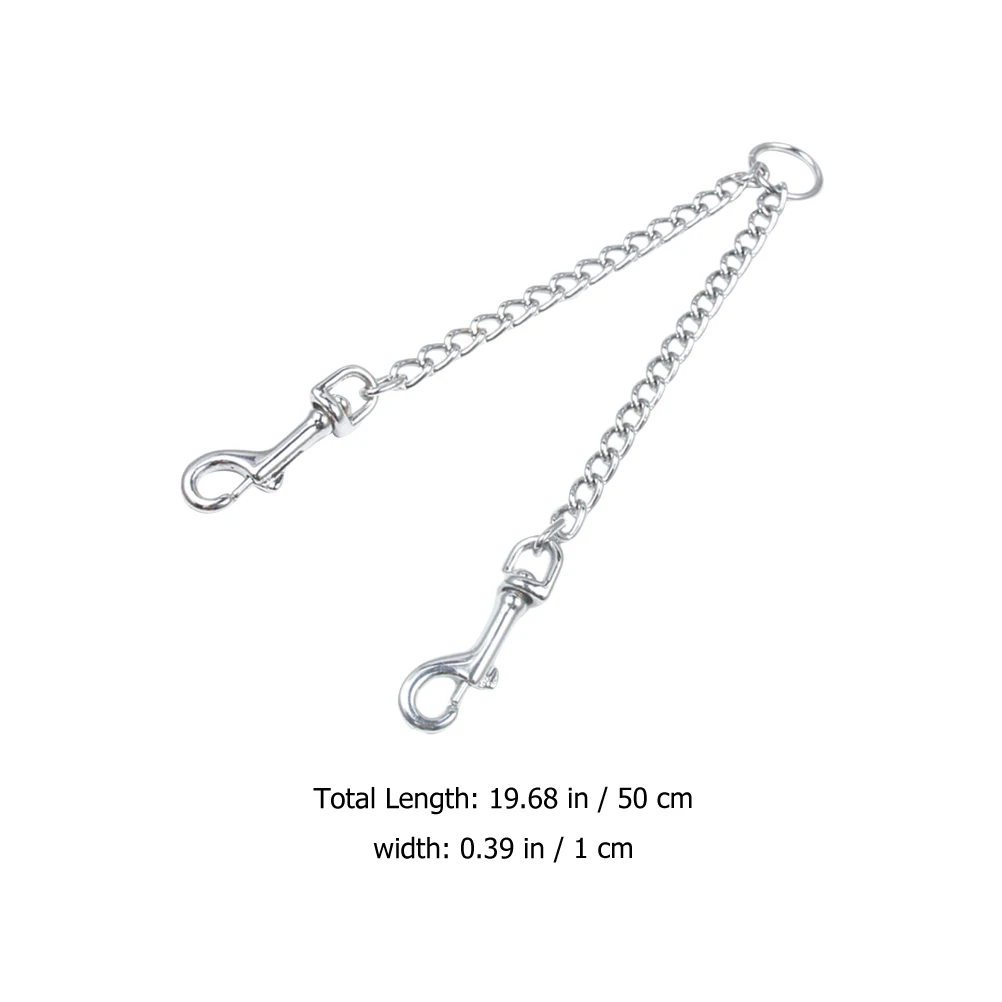 

2pcs Metal Buckle Safety Clip Heavy Duty Connector Pet Puppy Durable Easy Clean Attach Leash Escape Proof
