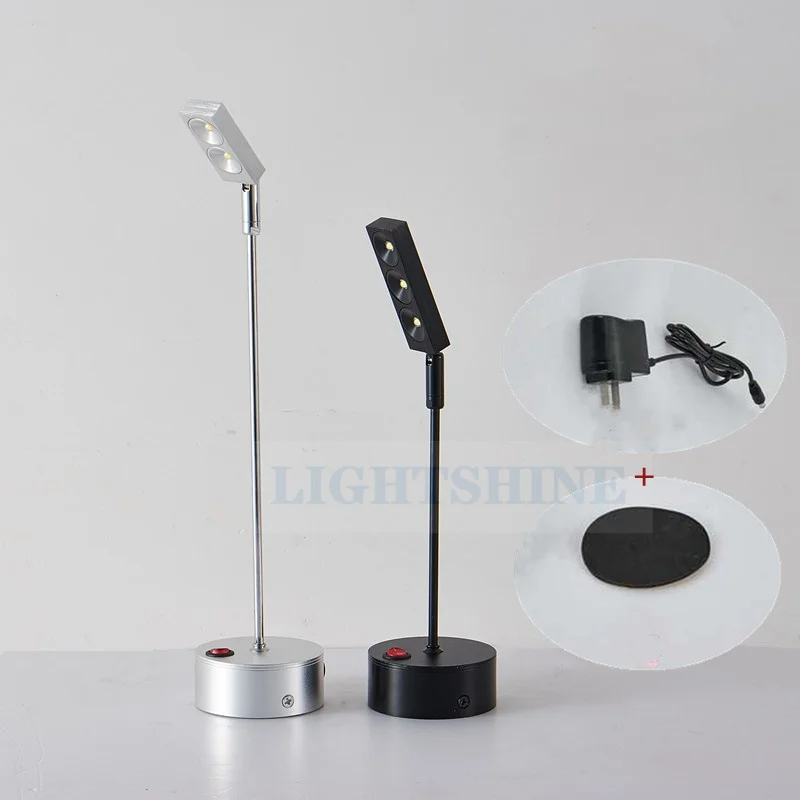 Imagem -02 - sem Fio Led Recarregável Emergência Desk Lamp Household Stop Restaurante Contador Display Cabinet Vertical Pólo Exhibi