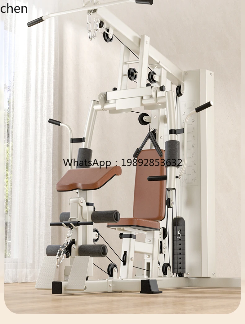 

comprehensive trainer household single station multi-function inverted pedal integrated strength fitness equipment
