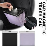 Smart LED Car Trash Can - Leak-Proof Car Garbage Can Bin and Storage Bag for The Back/Front/Console of Any Cars,Sedans, SUVs