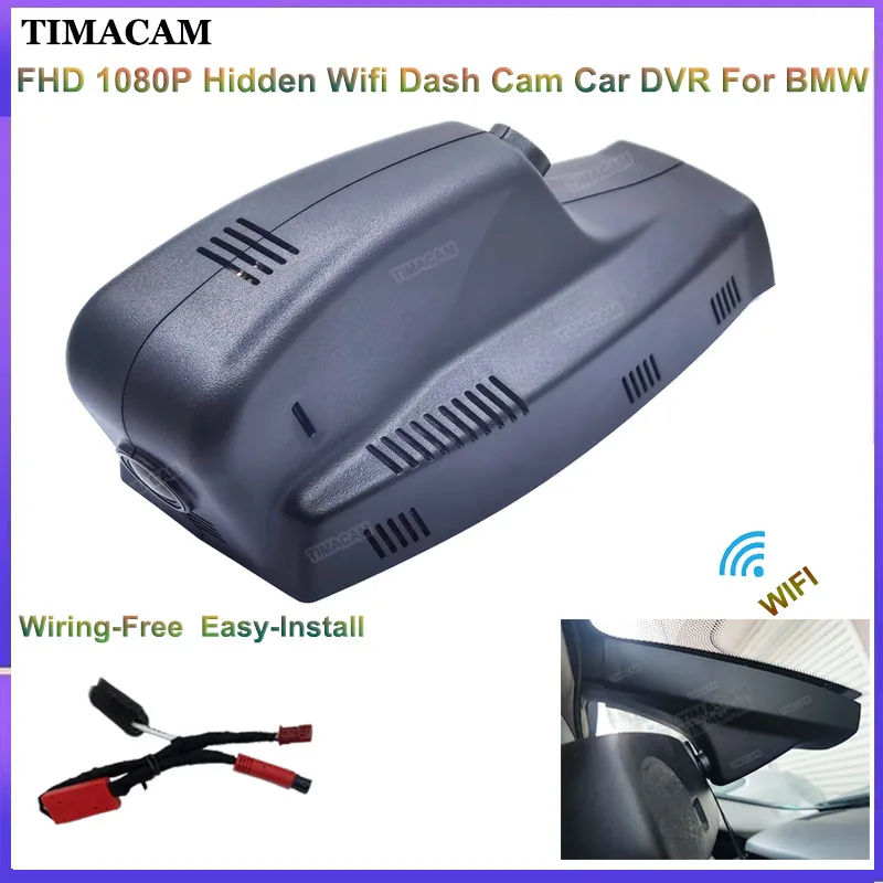 TIMACAM 자동차 DVR 비디오 레코더, 간편한 설치, 대시 캠 카메라, BMW X1 X3 X5 X6 E84 E83 E70 E71 M6 E63 E64 Z4 E85 E86 E89, 1080P