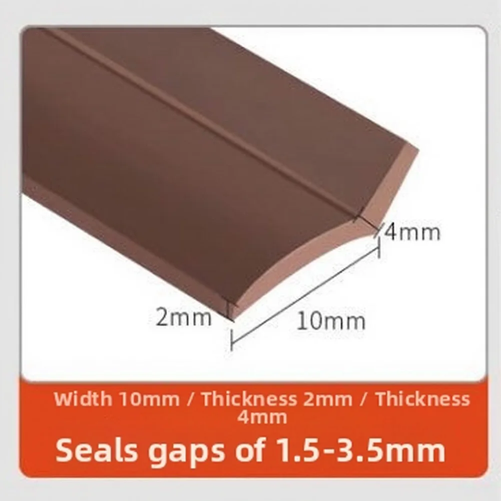 6 Meter TPE Garage Door Sealing Strip for Side Mounting to Minimize Air Leakage Dust Entry and Exterior Moisture Penetration