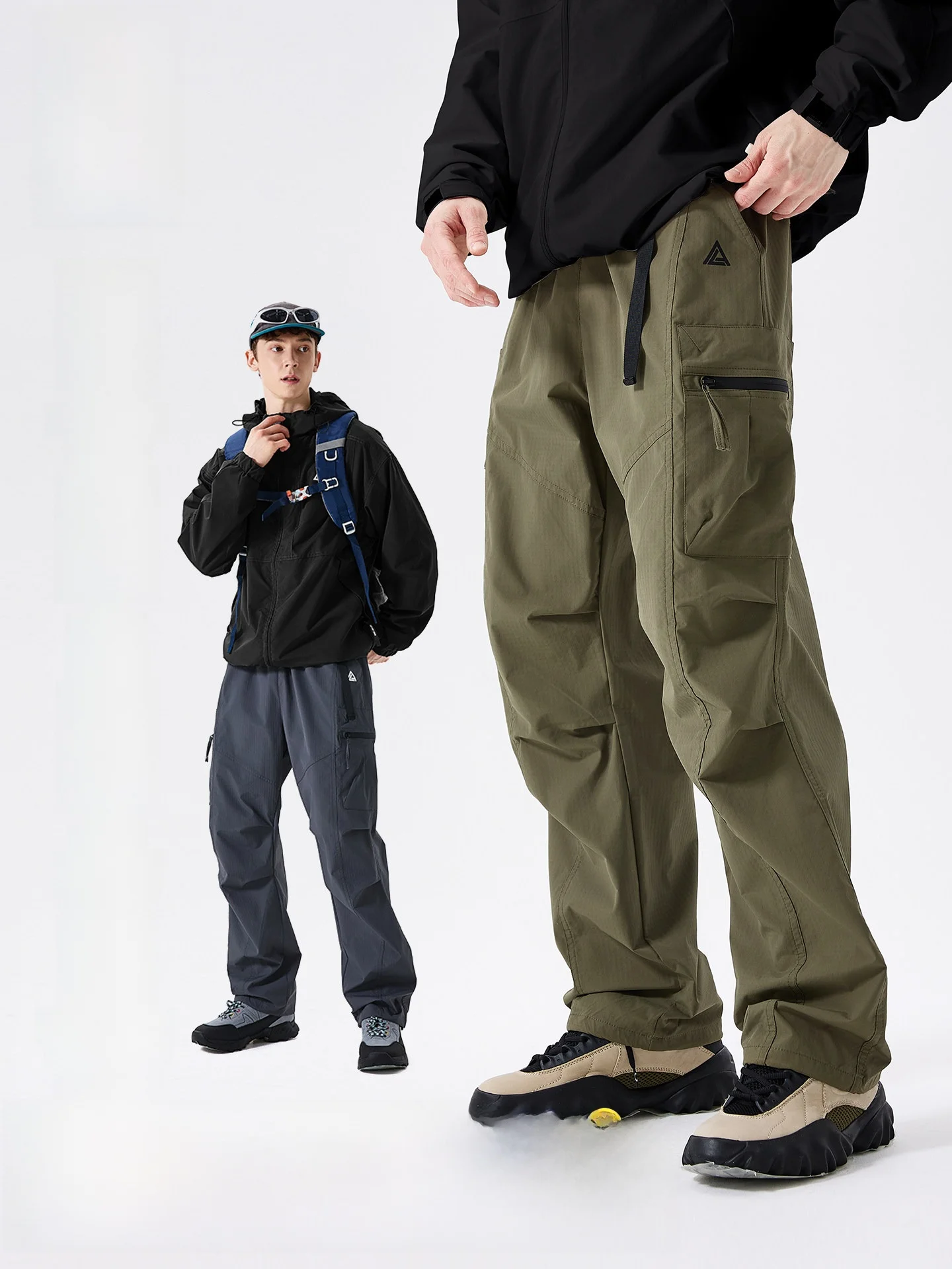 

LAZY DAY Men's Outdoor Workwear Trousers Waterproof Windproof Hiking Pants Autumn Camo Functionality Wear Resistant Utility J...