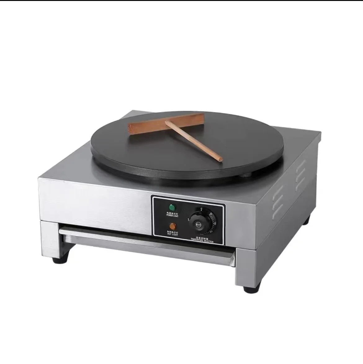 Automatic Pancake Maker Machine Crepe Makers Hot Plate Industrial Electric Crepe Making Machine Rotating Crepe Maker