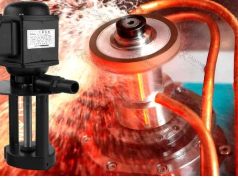 220V Single Phase Machine Tool Cooling Circulation Water Pump for Lathe Milling Engraving Line Cutting Machine