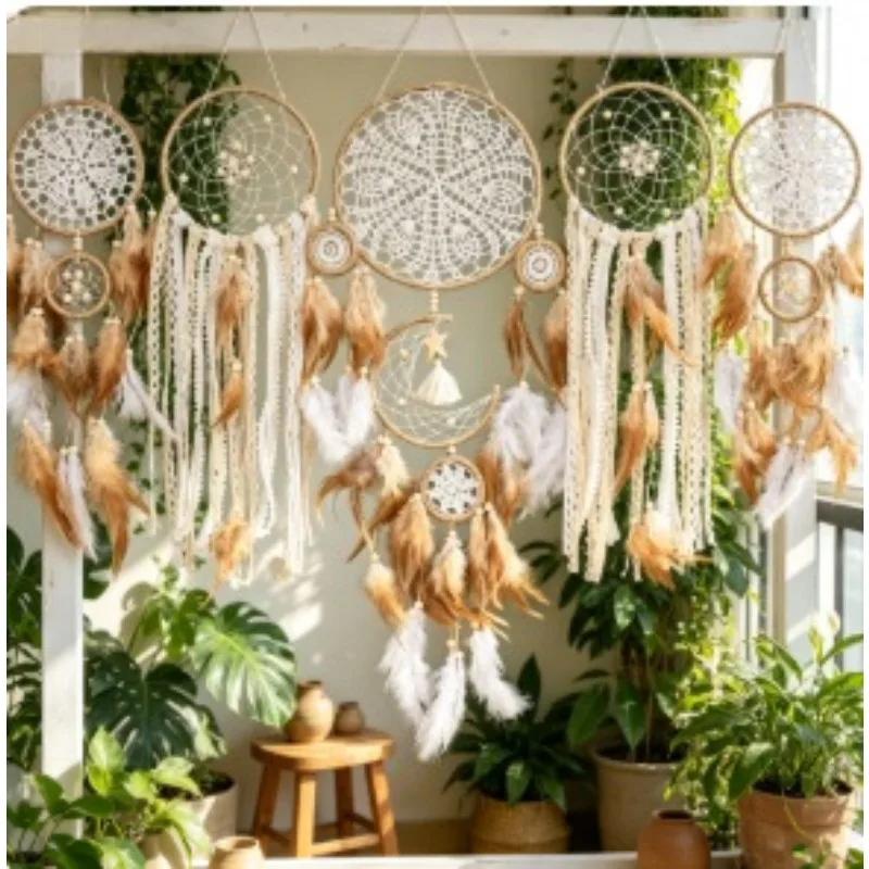 5pcs/set European Dreamcatcher Set Handmade Wall Hanging Home Decor