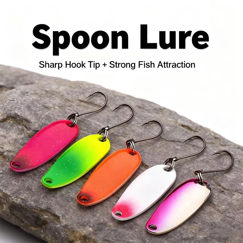 

1,8 г/2,5 г/3,5 г/5 г комплект рыболовных приманок для джиг-ложки, набор приманок из жесткого металла, блесна, воблер, ложка, форель, окунь, рыболовные снасти, приманки, ложка, приманка