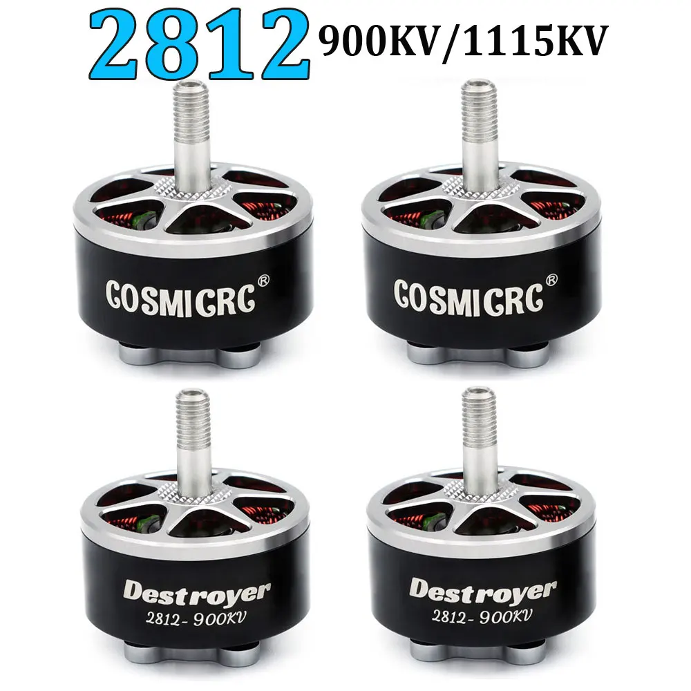 

2812 V3 2812 900KV/1115KV бесщеточный двигатель 4-6S LIPO совместимый с 7/8/9 дюймовый Пропеллер для дрона RC FPV