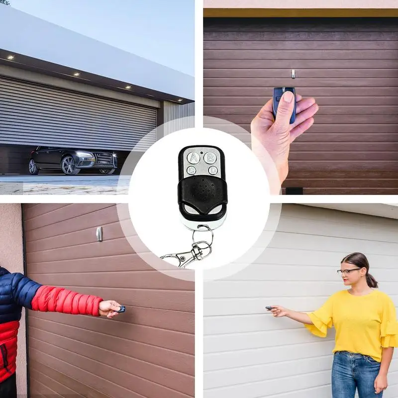 Garage Door Remote Control Duplicator 433MHz Code Grabber Clone Gate Keychain Hand Transmitter