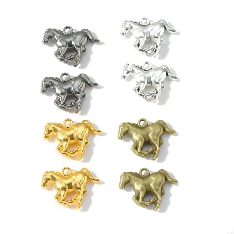 

Упаковка из 50 сплавов, фигурка лошади в виде животного, подвески, поставка ювелирных украшений «сделай сам», поставка подвесок