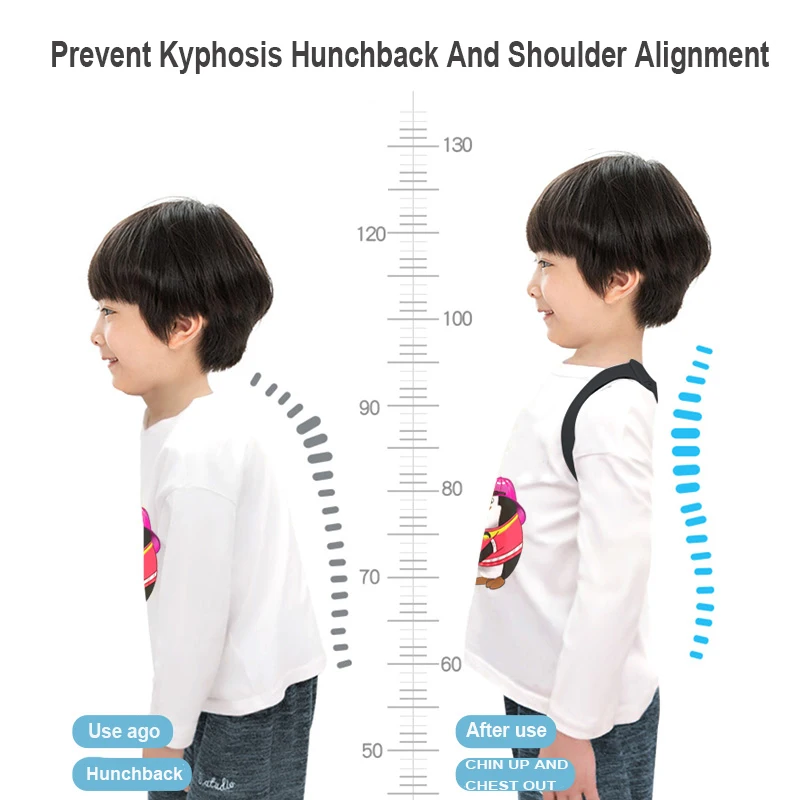 Tenwin Adjustable Smart  Posture Corrector Back Intelligent Brace Support Belt Shoulder Correction Spine Back Training