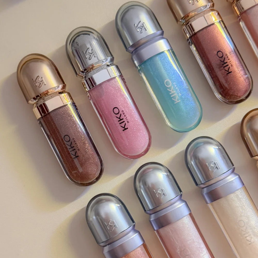 Kiko Limited Edition 3D Hydra Lip Gloss Pearlescent Shimmer Moisturizing Lip Glaze Lasting Waterproof Plump Glossy Lipstick