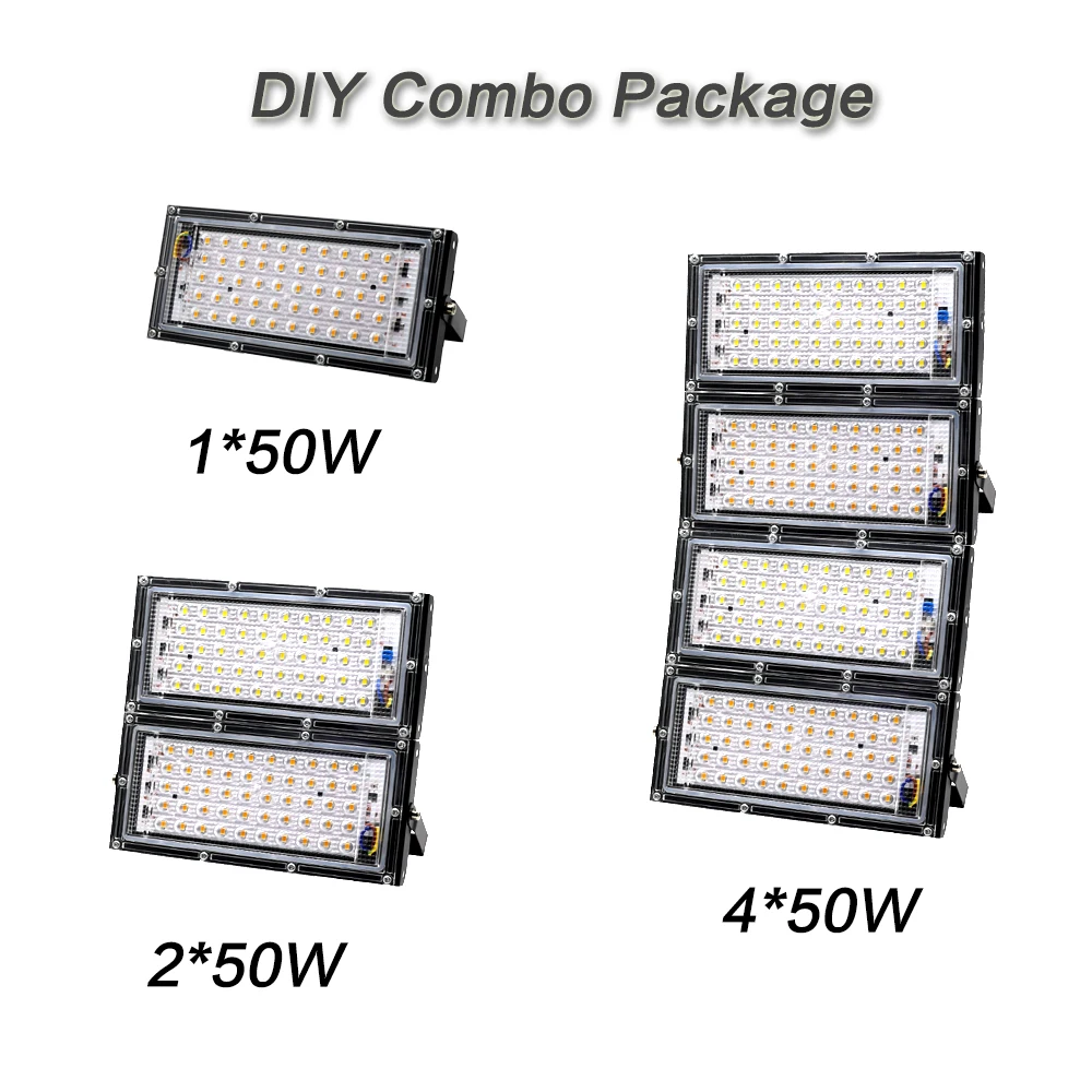 Imagem -05 - Luz de Inundação Impermeável ao ar Livre Projetor Refletor Foco Spotlight Ip65 50w 220v 240v