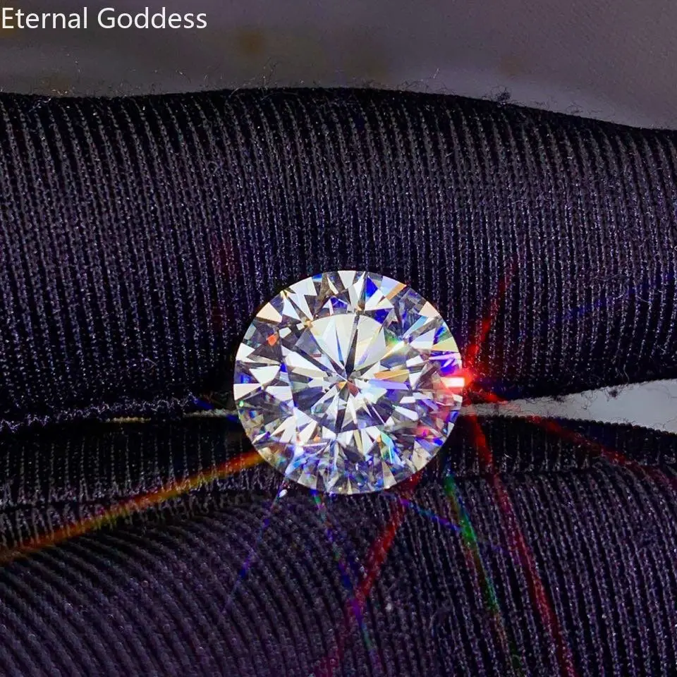 100% 5ct velký obilí vysoký oheň moissanite D barva VVS1 clarity dosažitelný v hromadné vysoký šperků diamanty