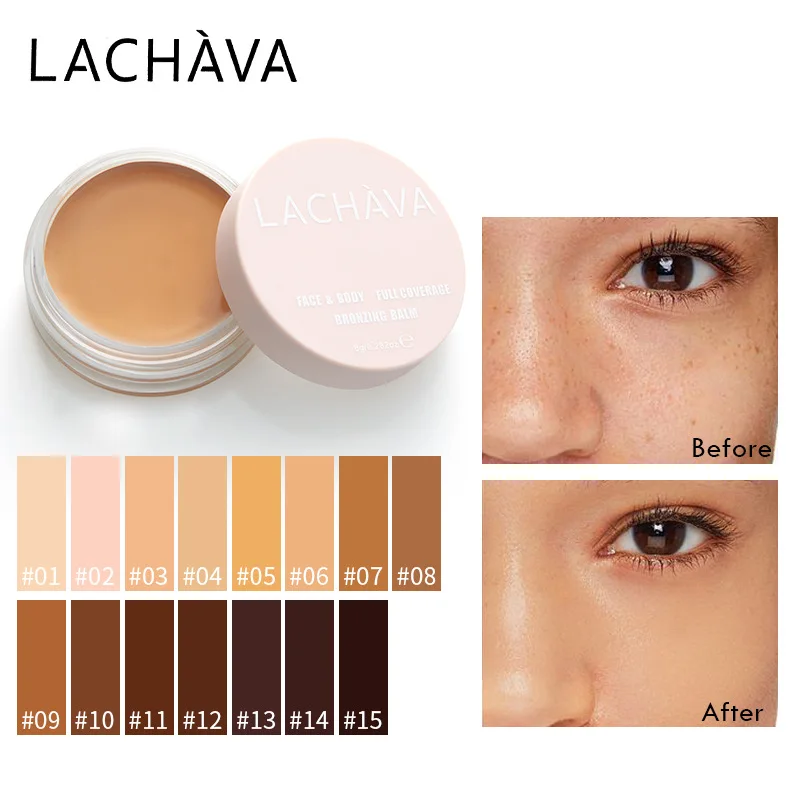 15 Color Makeup Concelaer Full Coverage Waterproof Concealer Cream Oil-control Face Base Foundation Moisturizing Cosmetics Brush